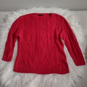 ANN TAYLOR Fisherman Sweater